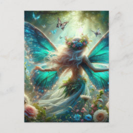 Butterfly Fairy Postkarte