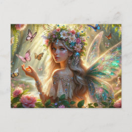 Butterfly Fairy Postkarte