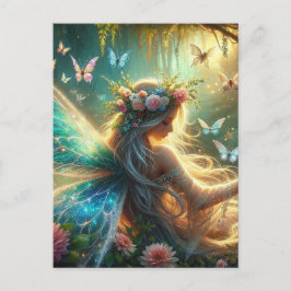Butterfly Fairy Postkarte