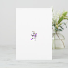 Butterfly Fairy Tattoo Vector - Vintage Blumenart Einladung