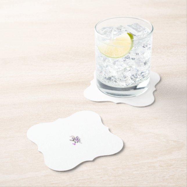 Butterfly Fairy Tattoo Vector - Vintage Blumenart Untersetzer (Vor Ort)