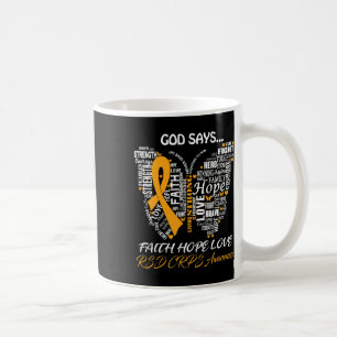 Butterfly Faith Hope Liebe Rsd Crps Sensibilisieru Kaffeetasse