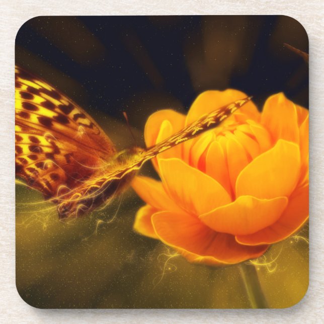 Butterfly Fantasy Untersetzer (Vorderseite)