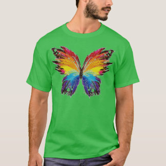 Butterfly farbenfrohe Malerei Niedlich T-Shirt