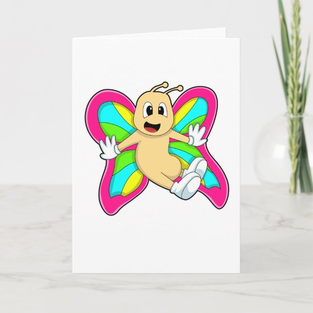 Butterfly farbig karte (Vorderseite)