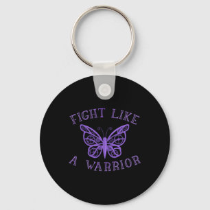 Butterfly Fibro Migraine Lupus Krieger Bewusstsein Schlüsselanhänger