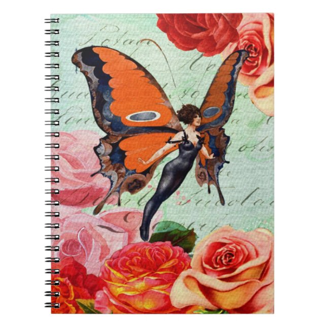 Butterfly Flapper Journal Notizblock (Vorderseite)