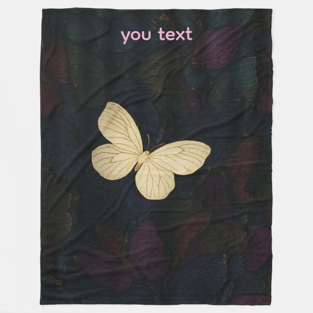 Butterfly Fleece Blanket (Vorderseite)