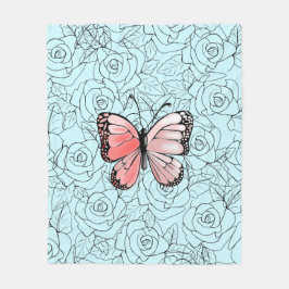 Butterfly Fleece Blanket Rose - Ihre Farben