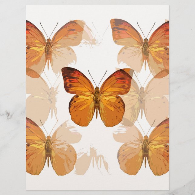 Butterfly Fliegen Flyer (Vorne)