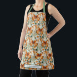 Butterfly Floral Flower Garden Gardening Apron Schürze<br><div class="desc">Bring the magic of a butterfly garden to your gardening routine with this colorful floral apron! Perfect for gardening hobbyists as well as professional gardeners. Featuring bright butterflies fluttering among vivid blooms, this apron adds a cheerful and whimsical touch to your outdoor or indoor gardening sessions. Made from durable, high-quality...</div>