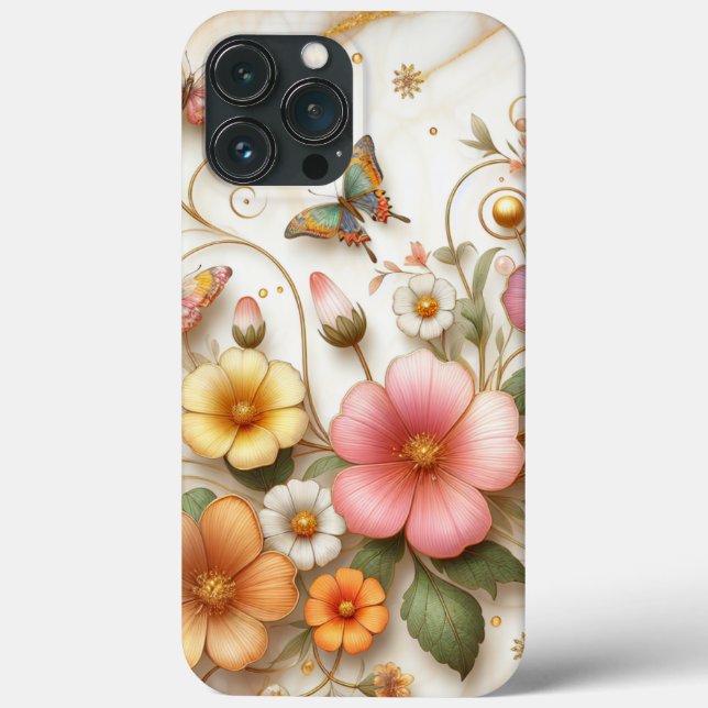 Butterfly Floral Phone Case (Rückseite)