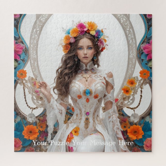 Butterfly-Flügelmäuse aus dem verzauberten Garten Puzzle (Vertikal)