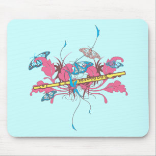Butterfly Flute Mousepad