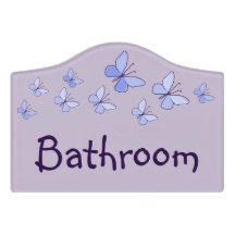 Butterfly Flutter Lavendel Badezimmer