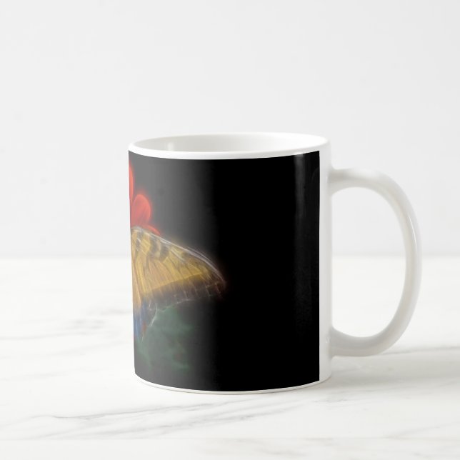 Butterfly Fraktal Tiger Frack Tasse (Rechts)