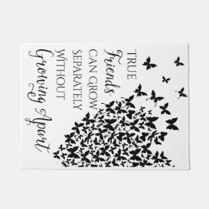 Butterfly Friendship Heart Fußmatte