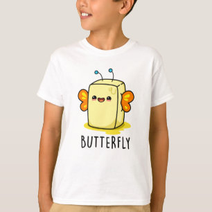 Butterfly-Funny Butter mit Flügelpuppe T-Shirt