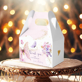 Butterfly Gable Box Garden Floral Baby Geburtstag Geschenkschachtel