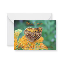 Butterfly Garden Bridal Dusche Einladung