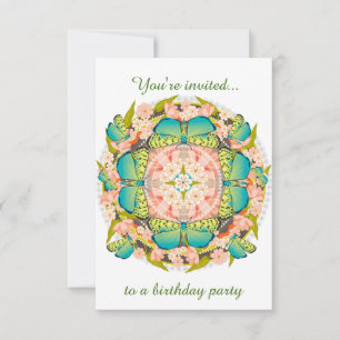 Butterfly Garden Einladung