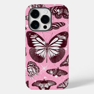 Butterfly Garden - Elegante Natur Case-Mate iPhone 14 Pro Hülle
