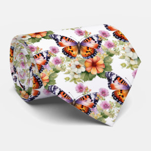 Butterfly Garden Elegantes Muster Neck Tie Krawatte