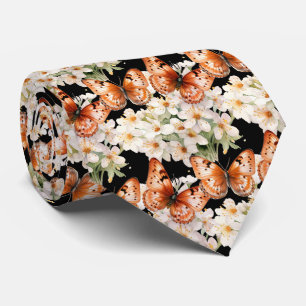 Butterfly Garden Elegantes Muster Neck Tie Krawatte