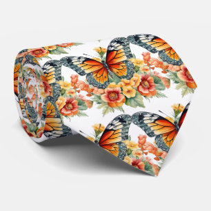 Butterfly Garden Elegantes Muster Neck Tie Krawatte
