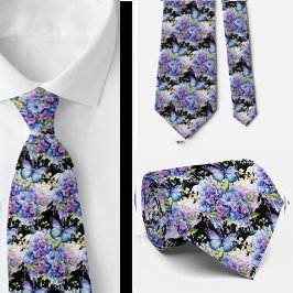 Butterfly Garden Elegantes Muster Neck Tie Krawatte