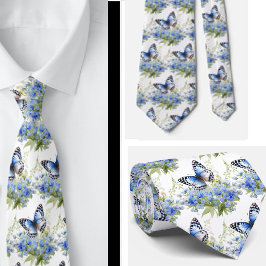 Butterfly Garden Elegantes Muster Neck Tie Krawatte