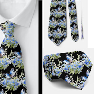 Butterfly Garden Elegantes Muster Neck Tie Krawatte