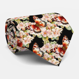 Butterfly Garden Elegantes Muster Neck Tie Krawatte