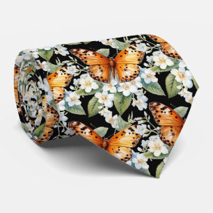 Butterfly Garden Elegantes Muster Neck Tie Krawatte