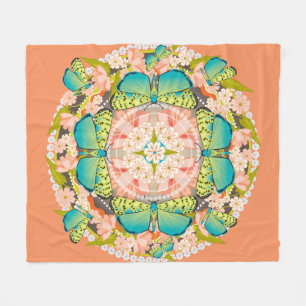 Butterfly Garden Fleecedecke