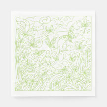 Butterfly Garden Green