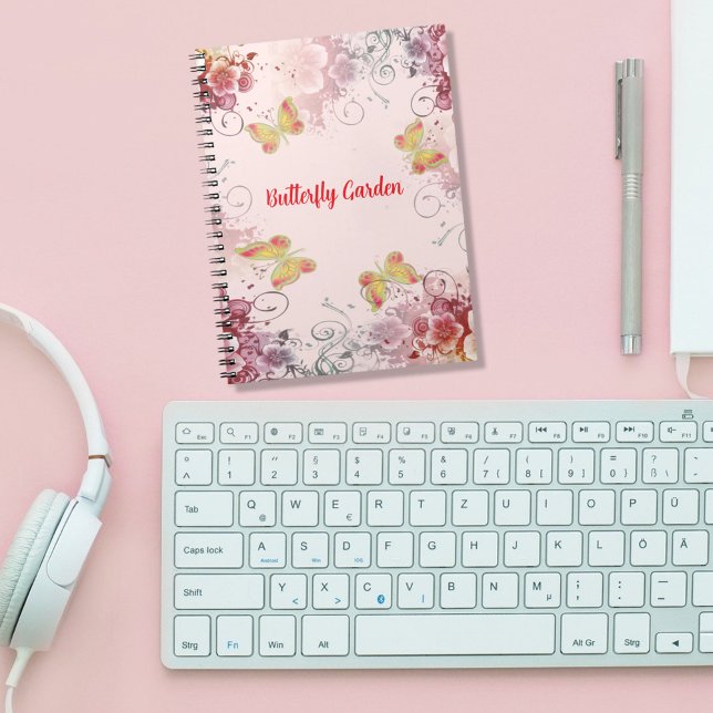 Butterfly Garden Notizblock (Von Creator hochgeladen)