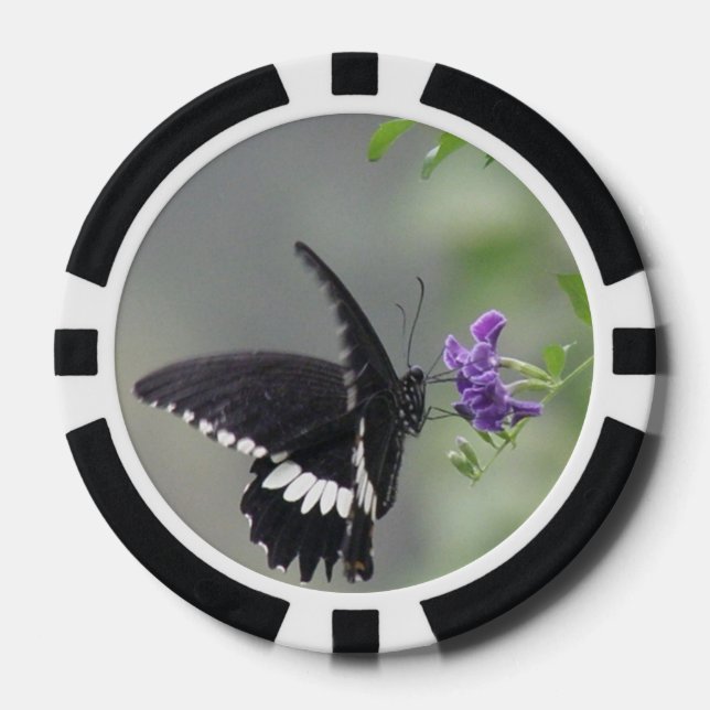 Butterfly Garden Pokerchips (Vorderseite)