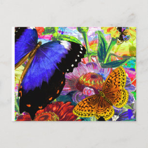 Butterfly Garden Postkarte