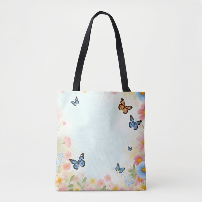 Butterfly Garden Tote Bag (Vorderseite)