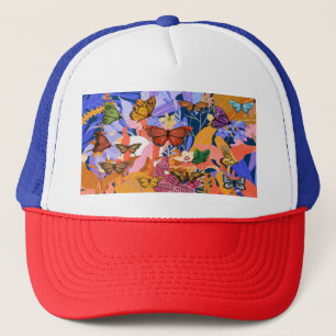 Butterfly Garden Trucker Hat Truckerkappe