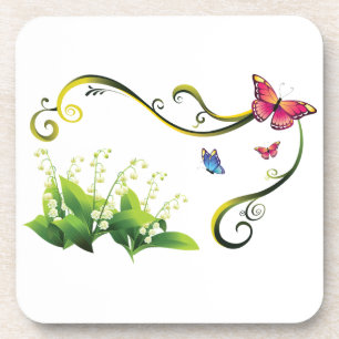 Butterfly Garden Untersetzer