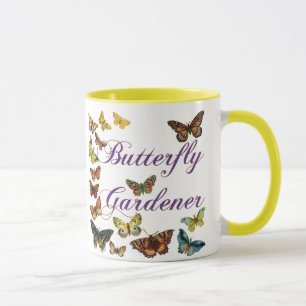 Butterfly Gardener Sprichwort Tasse
