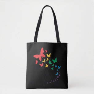 Butterfly-Gay Pride-Longbug farbige Flagge