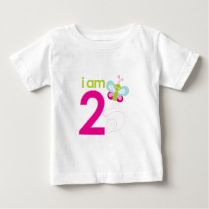 Butterfly-Geburtstagshirt Baby T-shirt