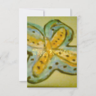 Butterfly-Geburtstagskarte