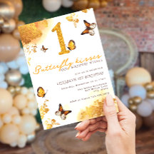 Butterfly Geburtstagsparty Einladung