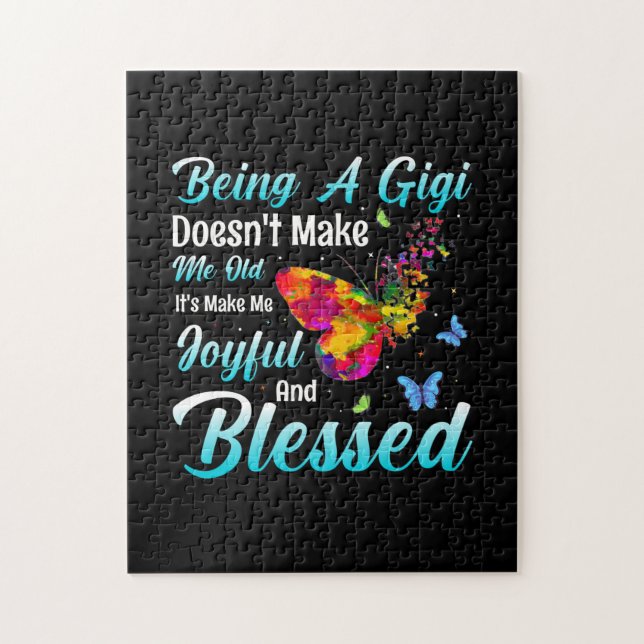 Butterfly-Geschenk | Ein GiGi sein Puzzle (Vertikal)