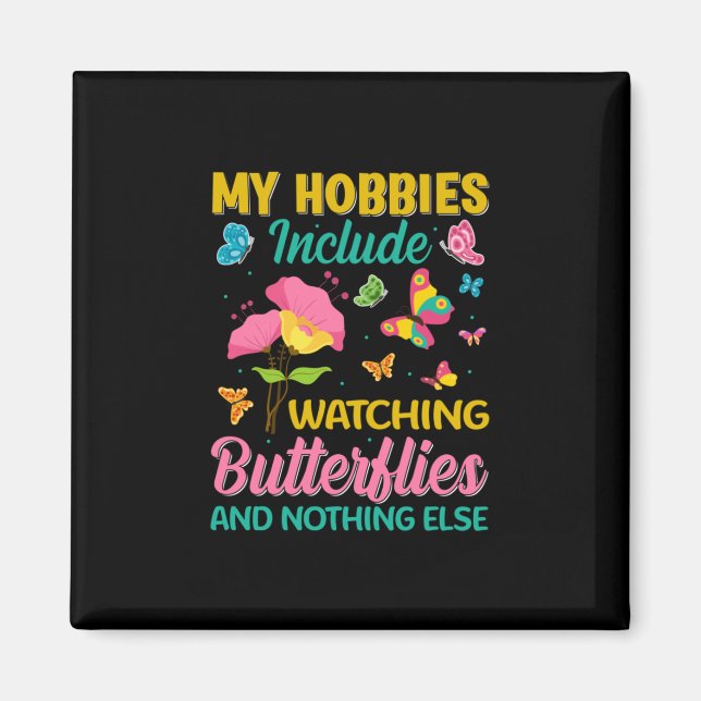 Butterfly-Geschenk | Einschließlich Schmetterlinge Magnet (Vorne)