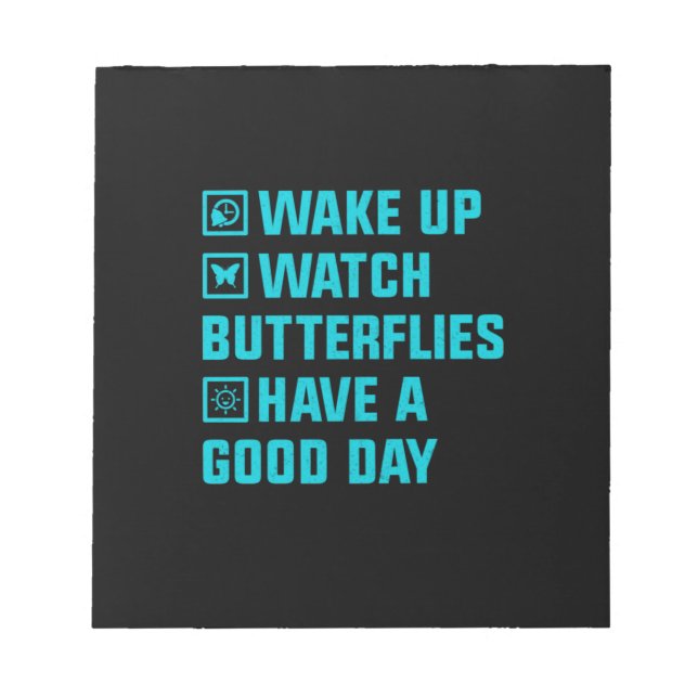 Butterfly-Geschenk | Weck Was Schmetterling Notizblock (Vorderseite)